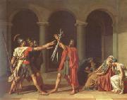 Jacques-Louis  David The Oath of the Horatii (mk05) France oil painting artist